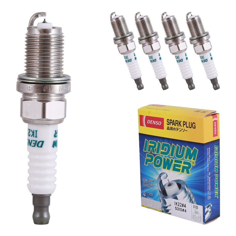 شمع پایه کوتاه سوزنی ایریدیم پاور دنسو اصلی ژاپن ik22-5310
